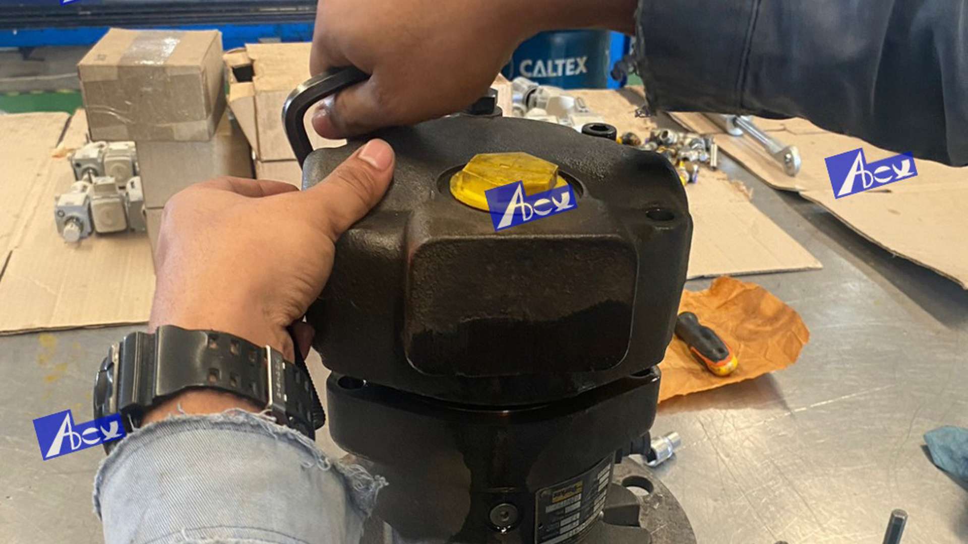 electric motor directional flow